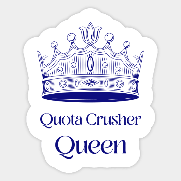 Sales Queen Sticker by Fresh Sizzle Designs